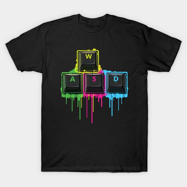 WASD T-Shirt by Wreckists